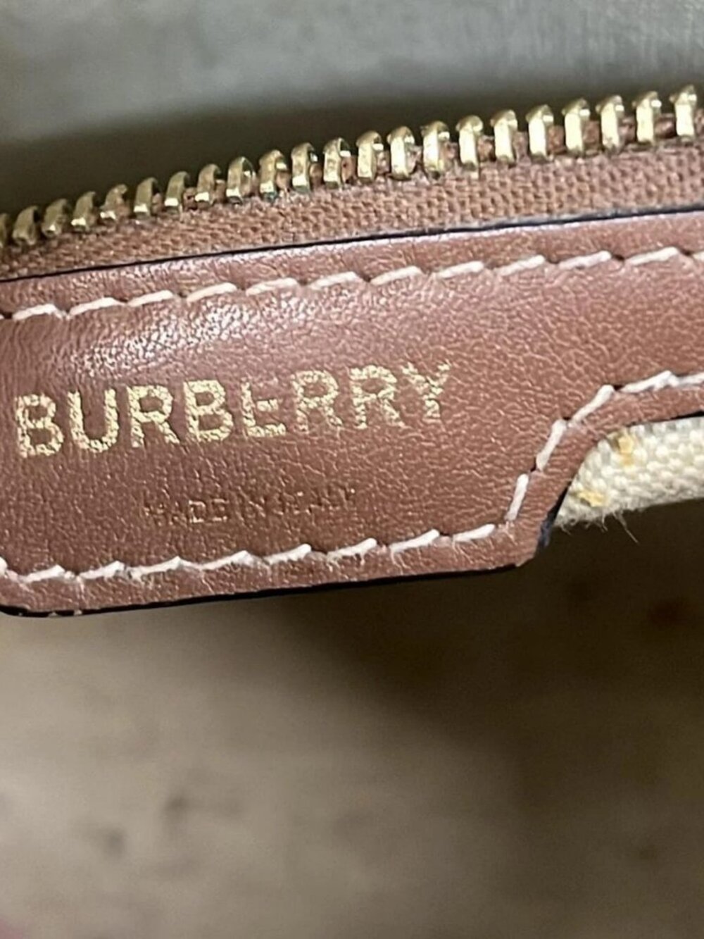 BURBERRY LONDON ENGLAND Small Pocket Tote 8036745 Brown Leather - Handbag - Picture 13 of 13
